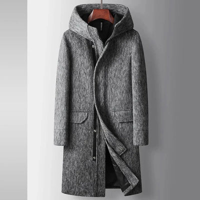 Hooded Wool Coat