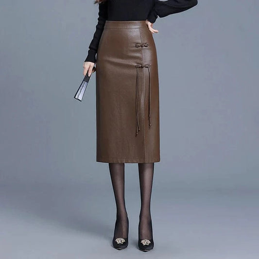 Tamara Leather Skirt