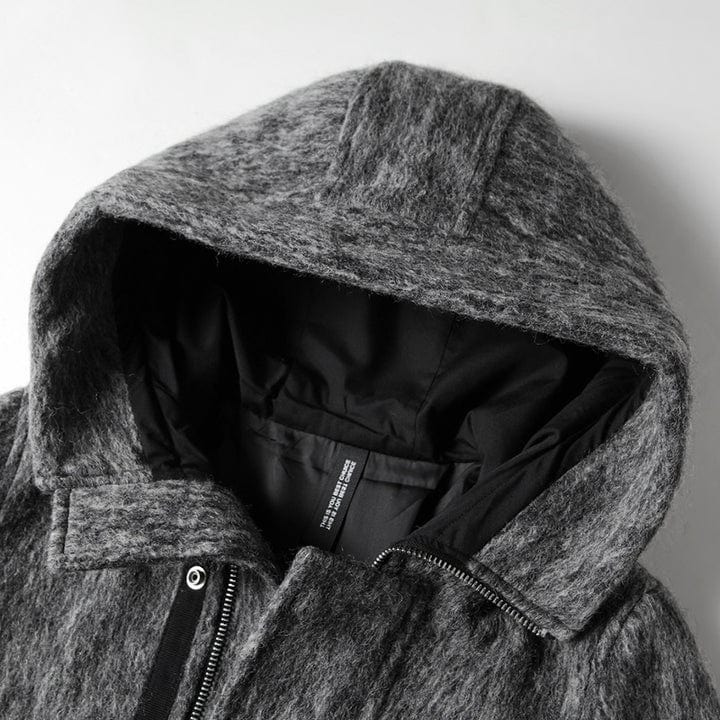 Hooded Wool Coat
