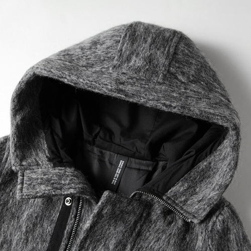 Hooded Wool Coat