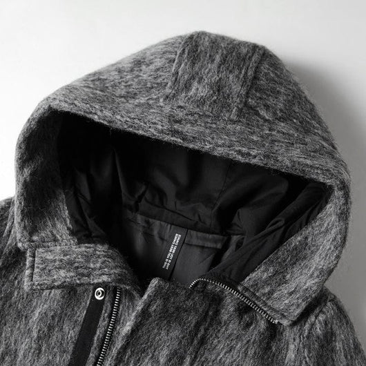 Hooded Wool Coat