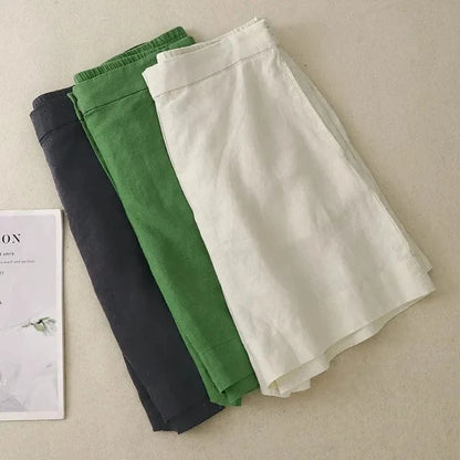 ELLA LINEN SHORTS