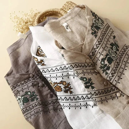 Selena Linen Dress