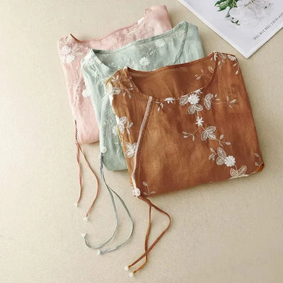 Erin Linen Blouse