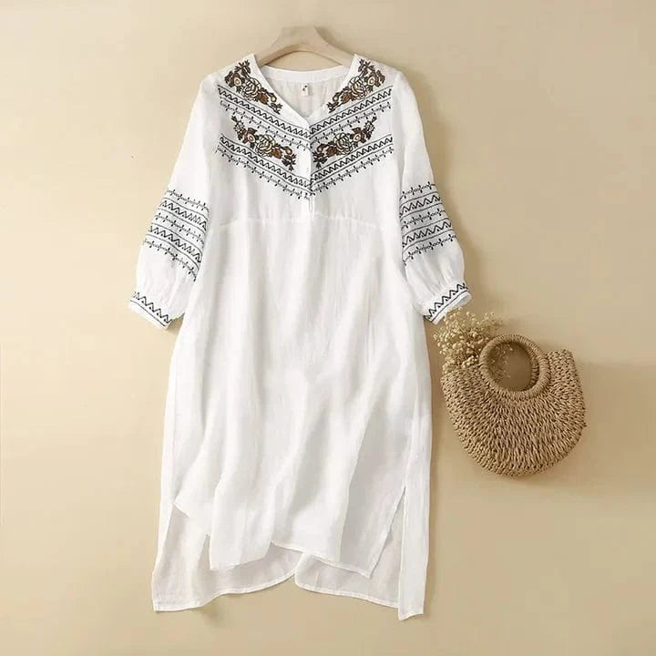 Selena Linen Dress