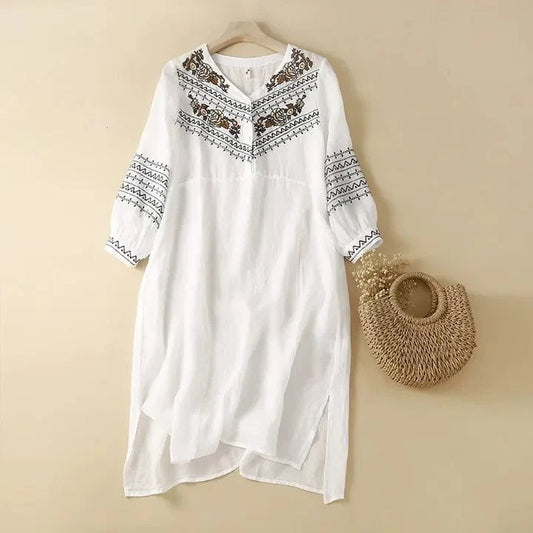 Selena Linen Dress