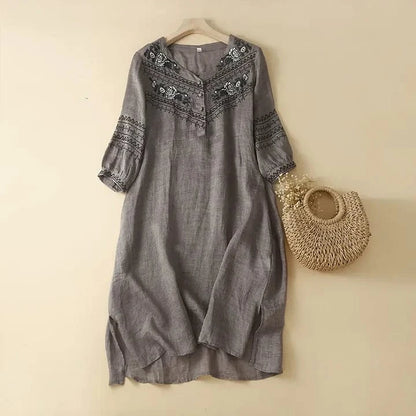 Selena Linen Dress