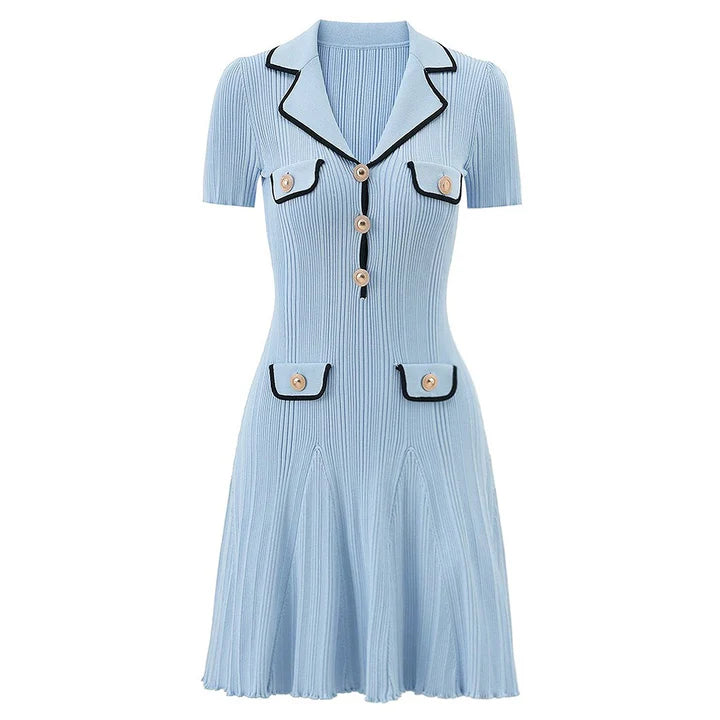 ALENA™ BUTTON MINI DRESS