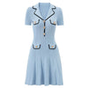 ALENA™ BUTTON MINI DRESS