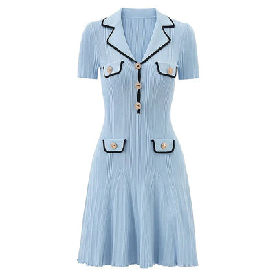 ALENA™ BUTTON MINI DRESS