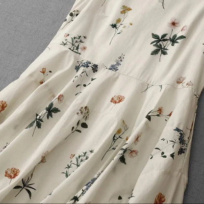 Dorin Linen Dress