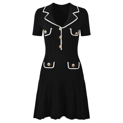 ALENA™ BUTTON MINI DRESS