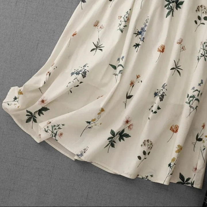 Dorin Linen Dress