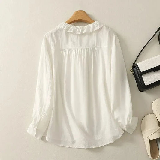 Bianca Linen Blouse