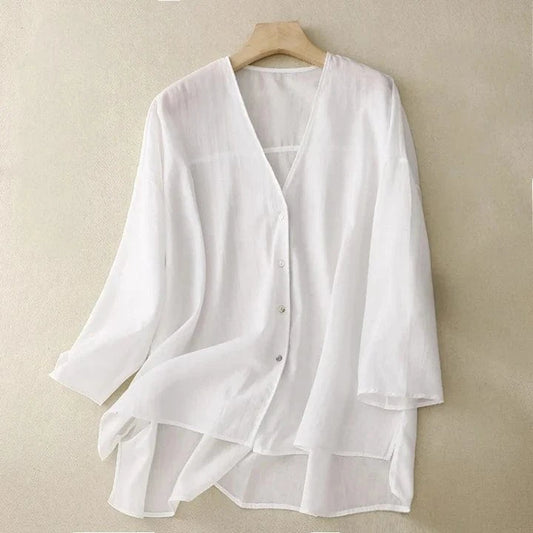 Petra Linen Blouse
